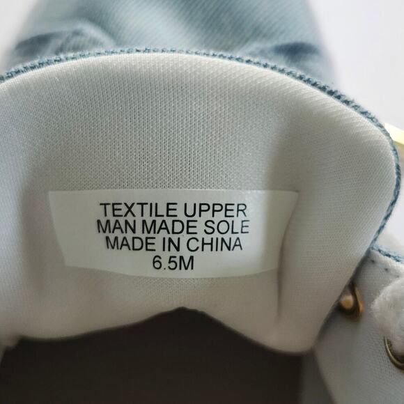 Ann Taylor Denim Sneakers Size 6.5 M - Picture 5 of 6